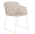 Click to swap image: &lt;strong&gt;Cabana Link Dining Arm Chair - Linen - Sand&lt;/strong&gt;&lt;br&gt;Dimensions: W565 x D580 x H785mm / Seat Height: 460mm